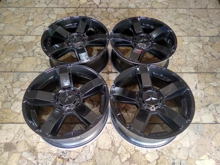 VELG BEKAS MOBIL HSR RASTA RING 22 LEBAR 9 PCD 6x114, 6x139,7