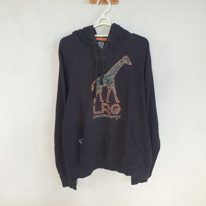 LRG skateboard hoodie jacket black hitam