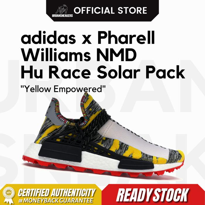 adidas Pharrell Wiliam NMD Hu Race Solar Pack Yellow | BB9527