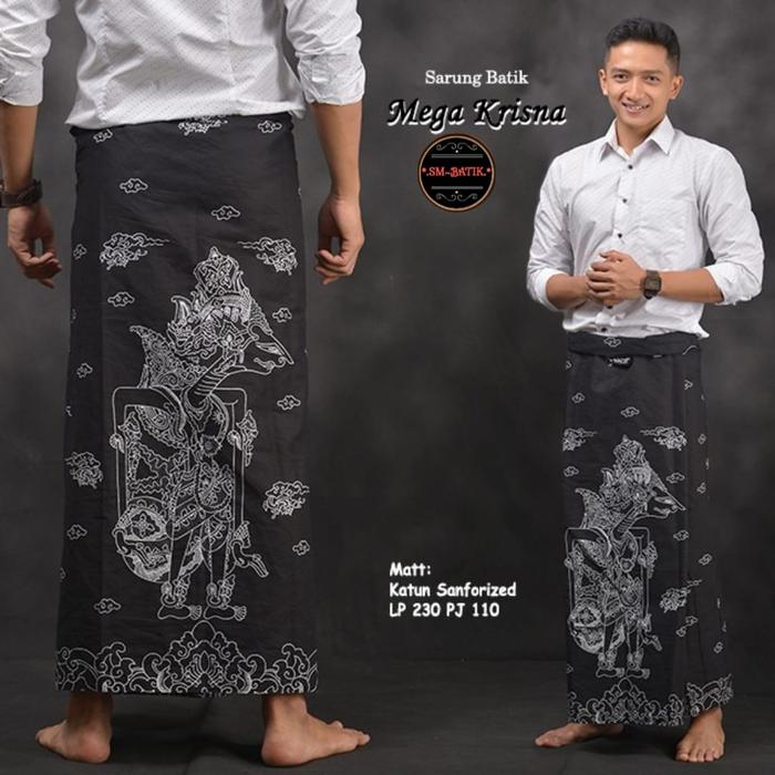 Sarung Batik Pria Modern MEGA KRISNA Katun - SM