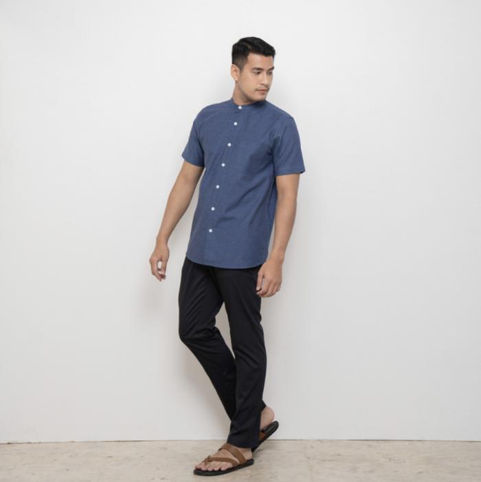 Heaven light men ammar koko short sleeve blue