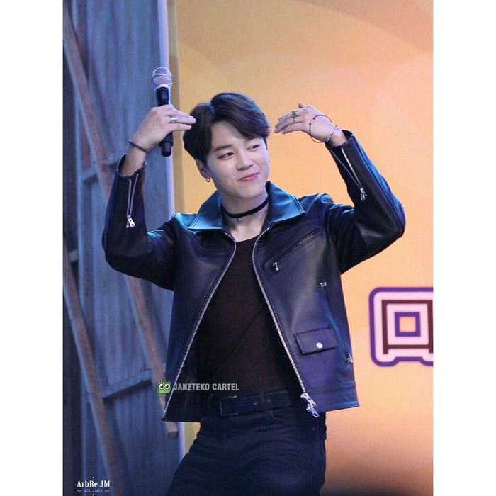 JNK x JIMIN - Jaket Kulit Sintetis Jimin BTS Army Leather Jacket Korea