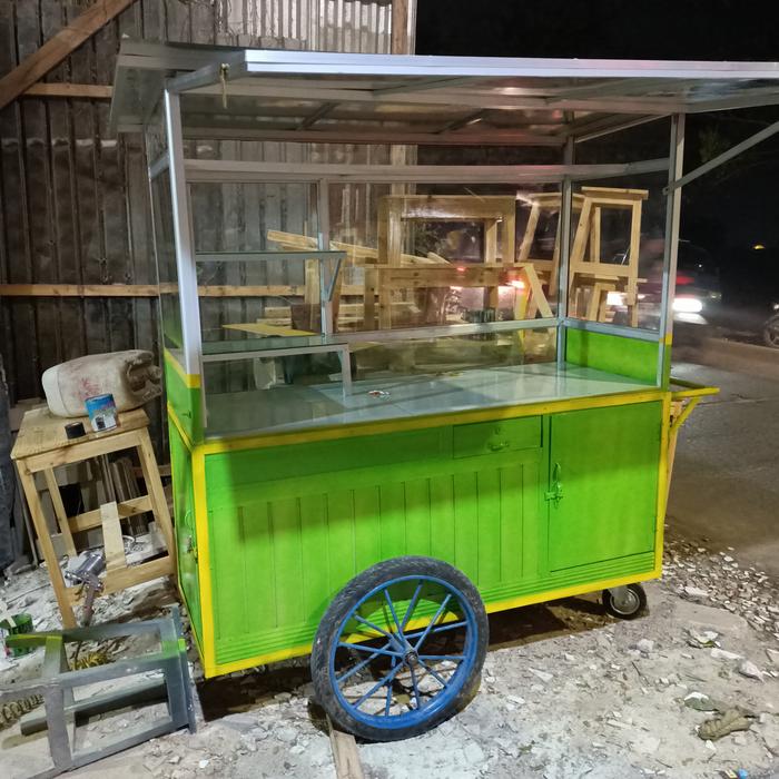 gerobak alumunium gerobak alpukat kocok
