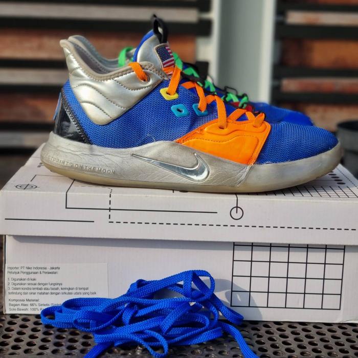 Nike Paul George 3 Nasa US 10.5 Authentic Original Sneakers 100%