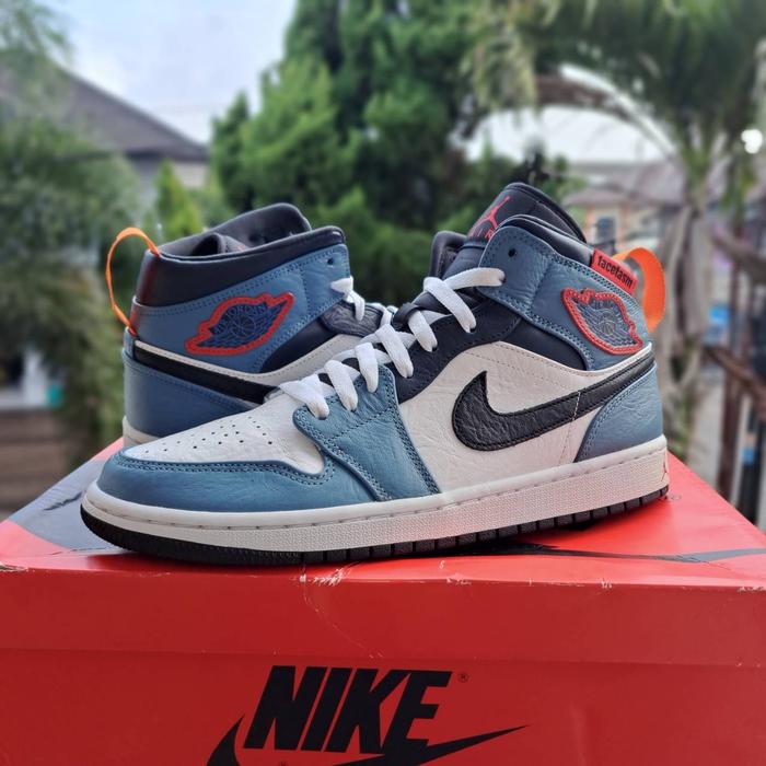 AIR JORDAN 1 MID FACETASM ORIGINAL AUTHENTIC SNEAKERS 100%
