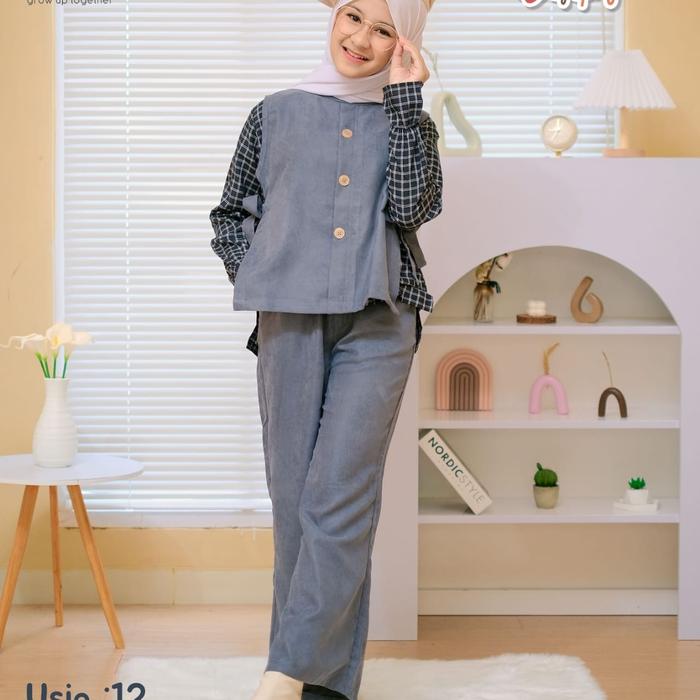 BAJU SETELAN ANAK PEREMPUAN // BRENDA SET BY UPRIGHT