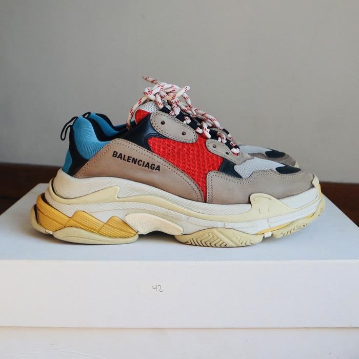Balenciaga Triple S Multicolor EUR 42 Original Authentic Sneakers 100%
