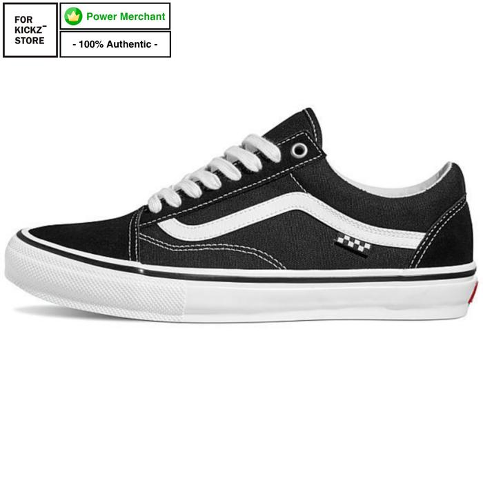 VANS SKATE CLASSIC OLD SKOOL BLACK WHITE