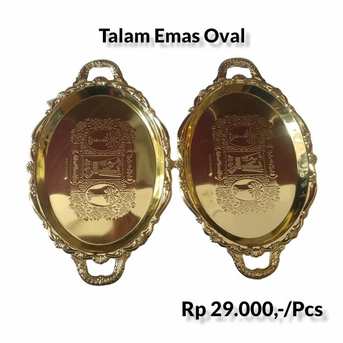 Talam Emas Oval