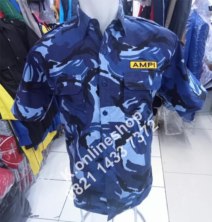 kemeja loreng ormas ampi pdh