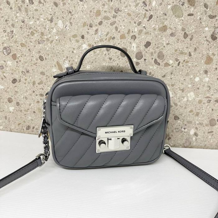 TAS MK SMALL ROSE TOP HANDLE HEATHER GREY