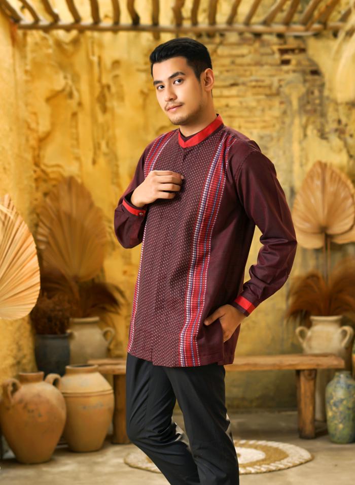 KEMKO / BAJU KOKO MODERN LINEN SAJJAD ADEM RAPIH ELEGAN -NAFIL