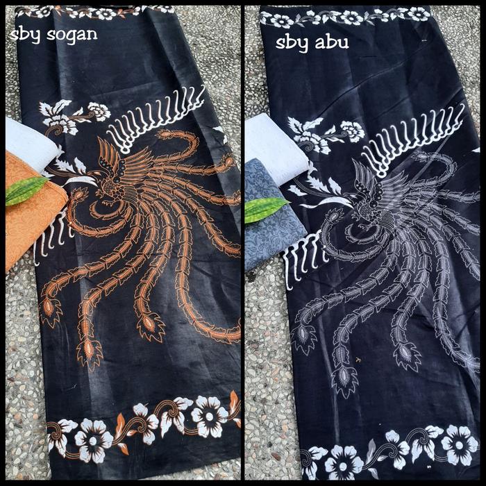 Kain Batik Motif SBY Sogan - SBY Abu Abu