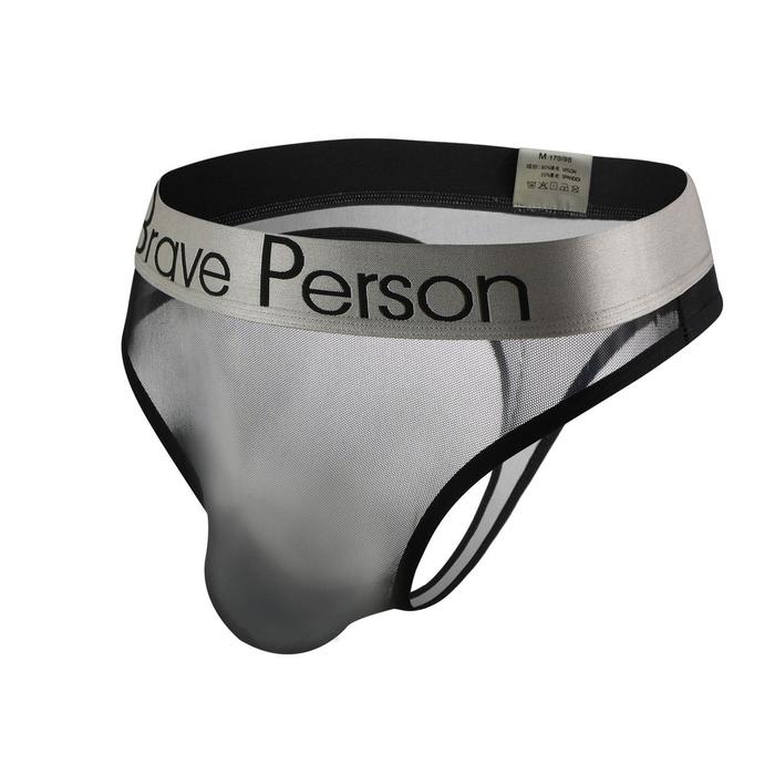 Celana Dalam Pria Bikini Thong Transparan 6 warna Brave Person