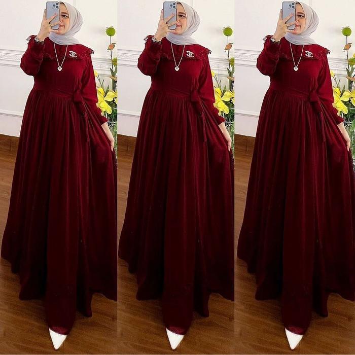 Naraya Dress Gamis Wanita Dewasa Terbaru 2022 Elegan Gamis Remaja cewe