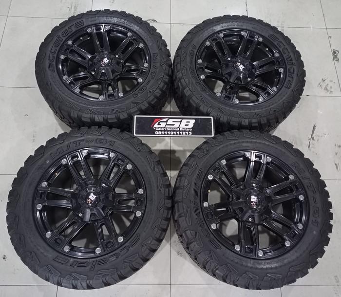 Velg Mobil Second Ring 20 Rx Series Pcd 6x139,7 + Ban M/T 33 12,5 R20
