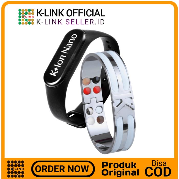 Gelang Klink K-Ion Nano Bracelet Gelang Kesehatan K-link