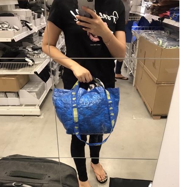 Tas Belanja Plastik Tas Tote Ukuran S (27x27x18,5) tas belanja lipat