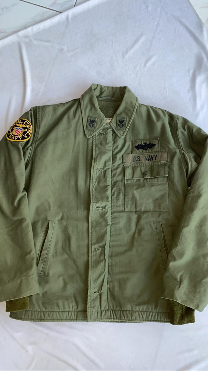 USN A2 Deck Jacket Size Medium
