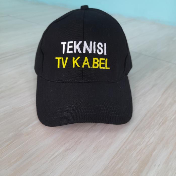 topi bordir teknisi tv kabel