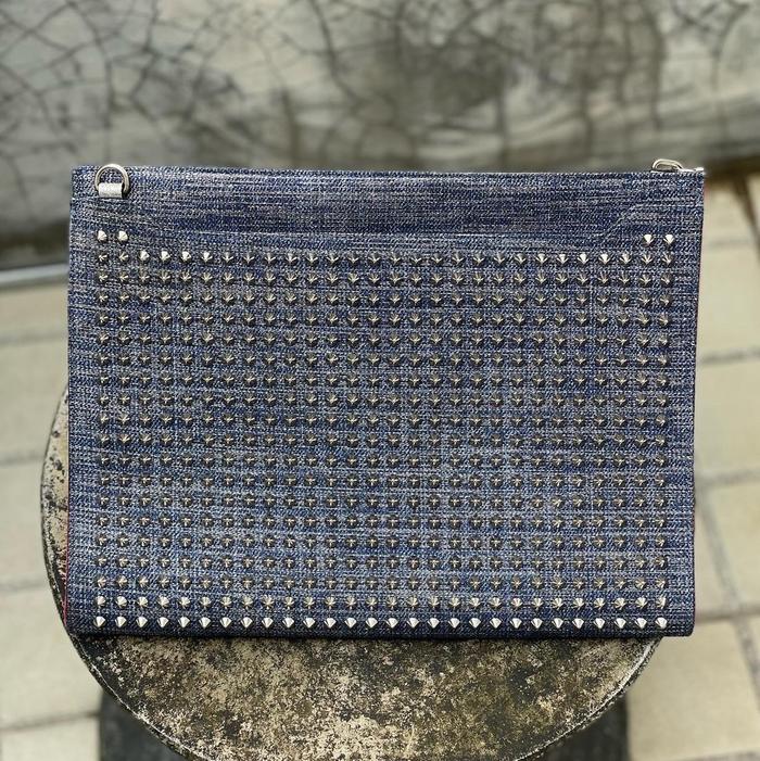 Christian louboutin studs clutch Authentic Original 100%