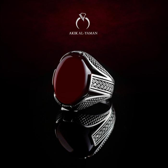 Akik ALYAMAN Cincin Batu Akik Yaman Kabdi Asli Yemen ORIGINAL MADE IN YEMEN - Cincin Pria