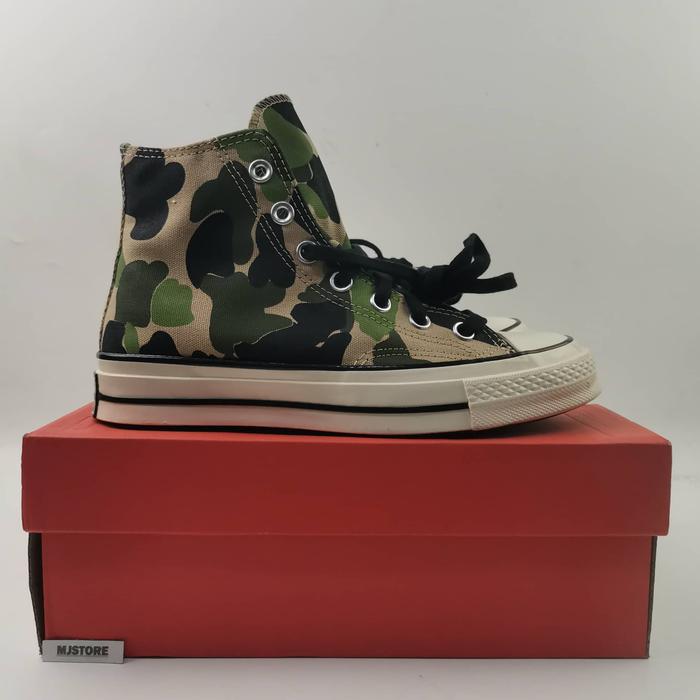 Sepatu Converse 70s Hi Candie Camo/Army Brand New Original