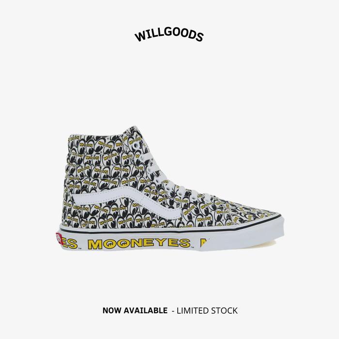 Vans SK8-Hi Mooneyes True White Yellow Men Original Resmi BNIB