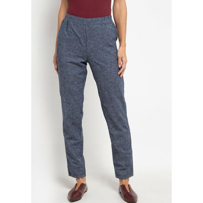 GIORDANO - CELANA PANJANG WANITA ORIGINAL - Women's Linen Long Pants