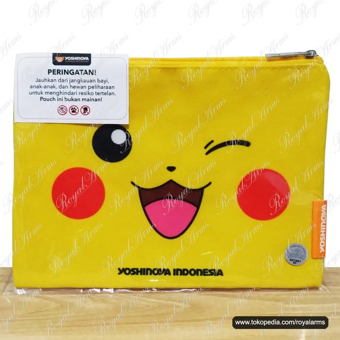 Pokemon Pouch Pikachu Special Edition Canvas Dompet Kanvas Yoshinoya