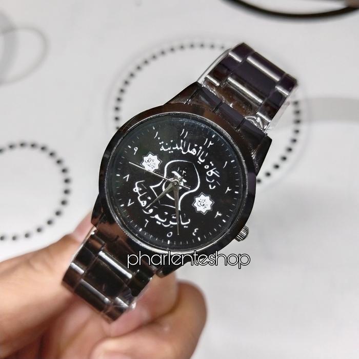 jam tangan wanita rantai angka arab