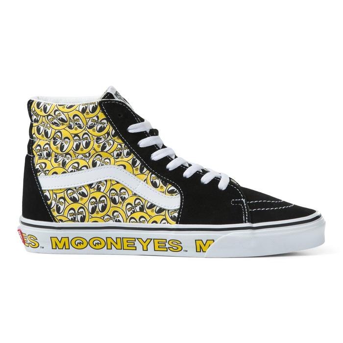 VANS x Mooneyes Sk8-Hi Black Yellow Original Resmi Sk8Hi