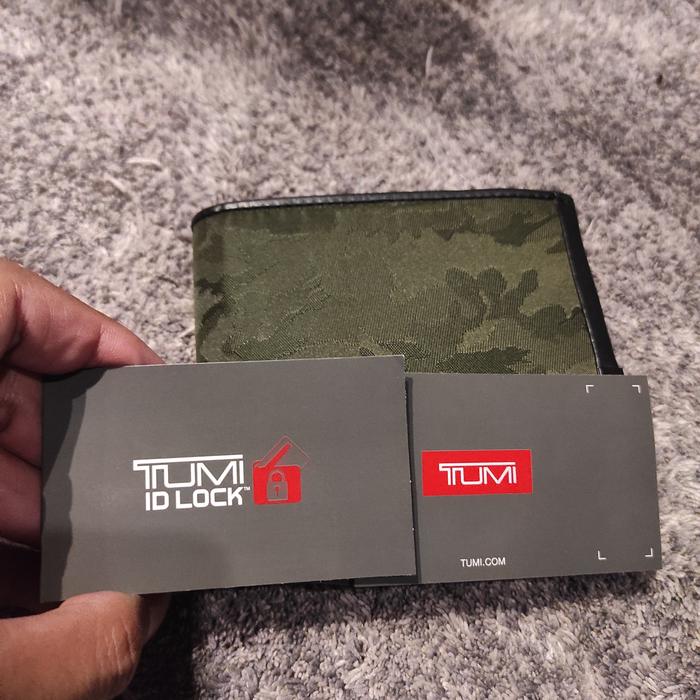 Dompet TUMI Alpha Monaco Army Camo Dijamin Authentic Original kulit