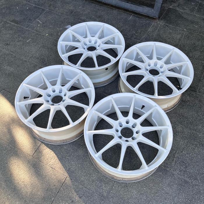 Velg Original Enkei RF1 R17 4x100 look Tarmac yaris city raize jazz