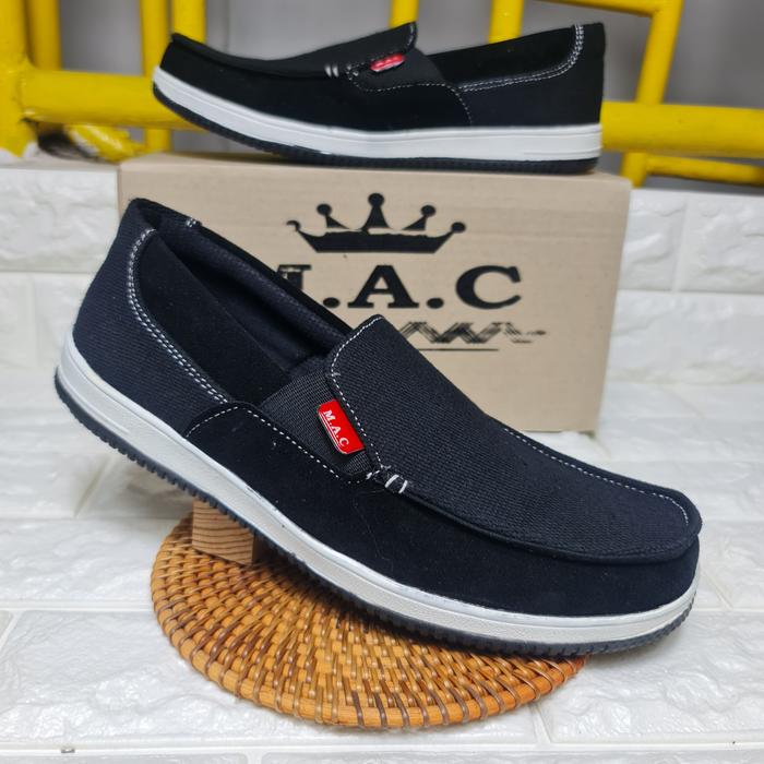 Sepatu Santai Casual Kantor SlipOn Laki Pria (WS 01) (M.A.C)