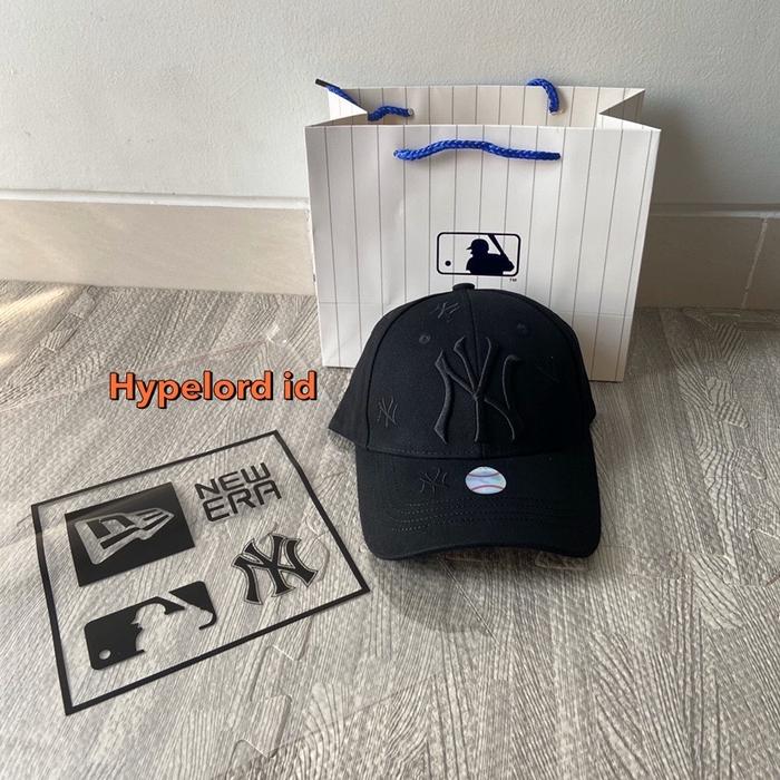 Topi Ny Mlb Cap Full Black Ny Ny