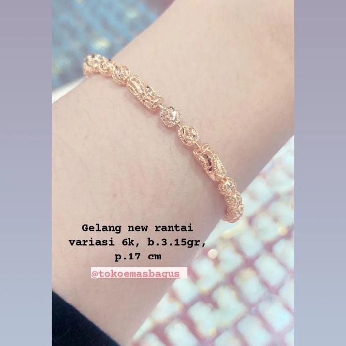 Gelang tangan emas dewasa terbaru model arab