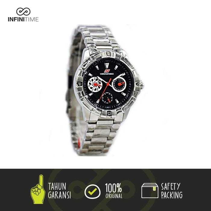 Chronoforce 5266 CF 5266 Silver Wanita ORIGINAL. GARANSI RESMI