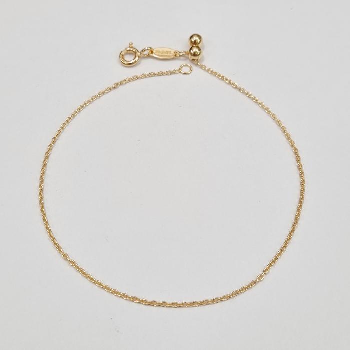 1 gram - Gelang Emas Serut Max 19 cm Kadar 375 (8K)