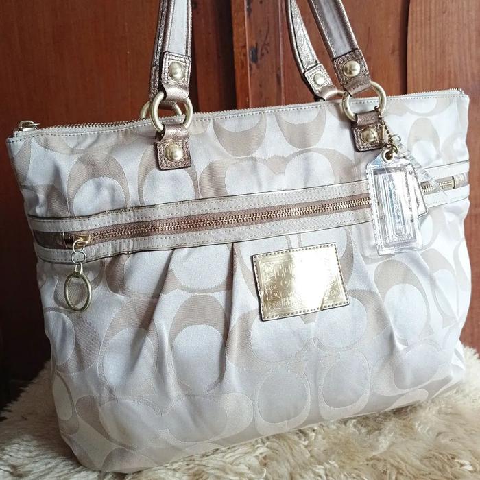 tas coach poppy preloved mulus