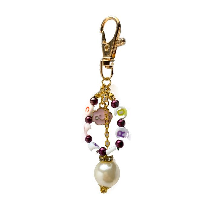 Keychain Ceviro-Gantungan Tas-mutiara variasi