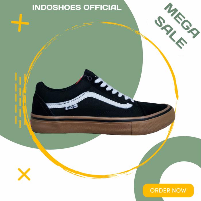 vans oldskool pro black gum original