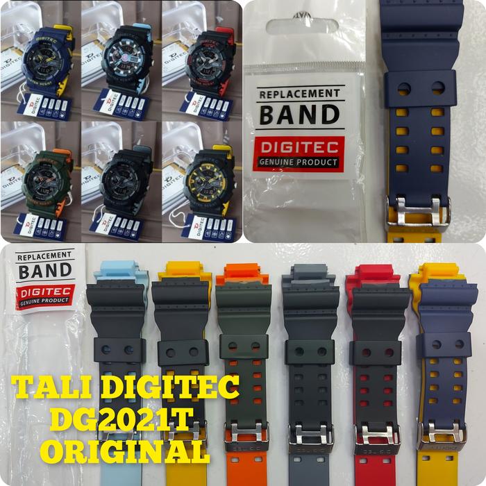 Tali jam tangan Karet Digitec Dg 2021T original