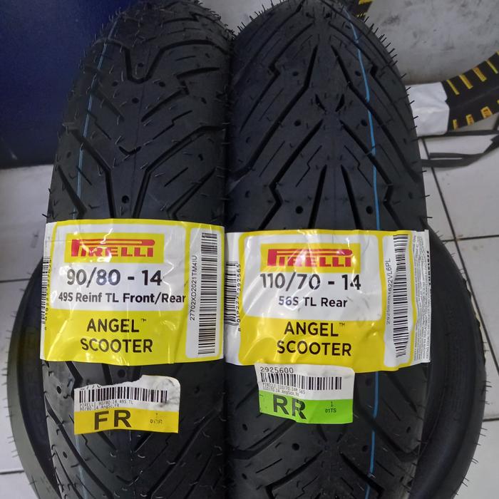 Paket ban Pirelli Angel scooter 90/80 14 & 110/70 14