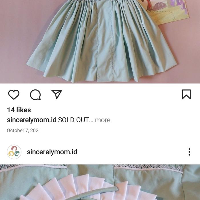 smocked dress new and preloved