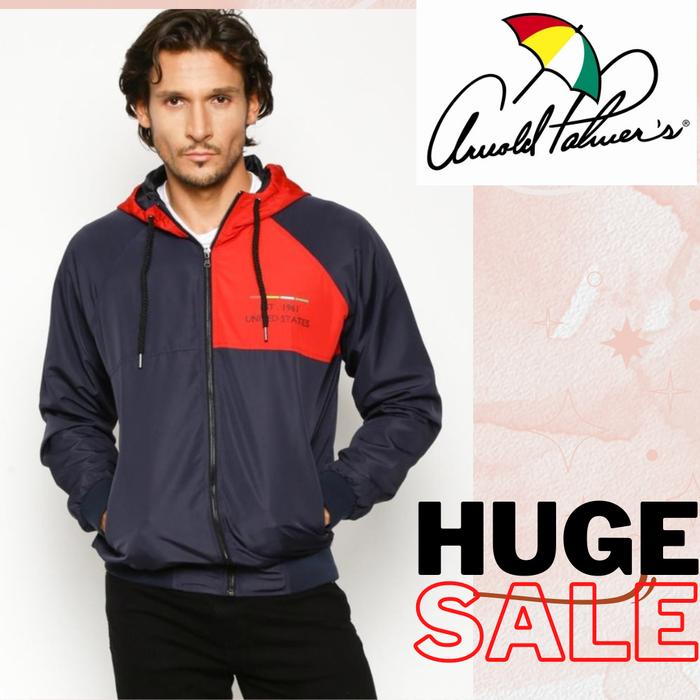 PROMO JAKET BOMBER PRIA ARNOLD PALMER ORIGINAL - P-Yabi01-M9