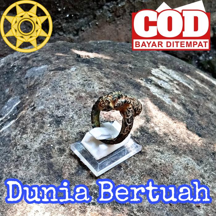 Cincin Perunggu Nogo sosro Era Majapahit 100% asli alam