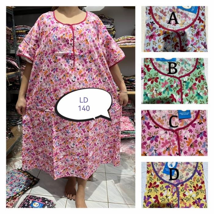 SUPER JUMBO DASTER KATUN JEPANG PRETTY GIRL MOTIF FLOWER LD 140