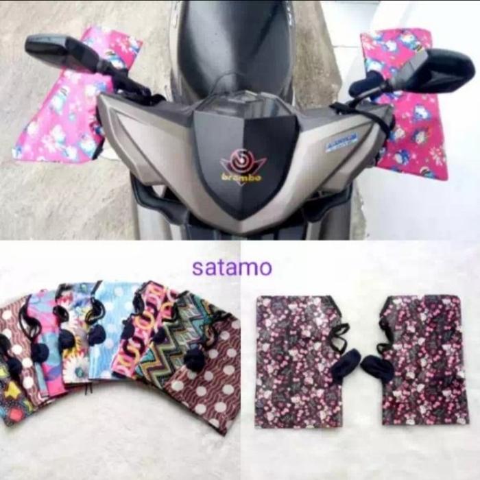 Satamo / sarung stang motor wanita / cover stang motor
