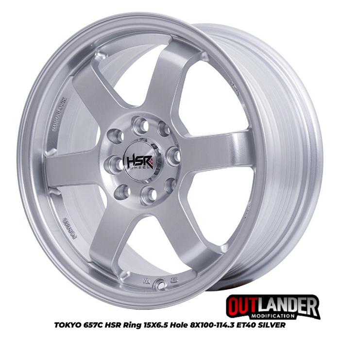 Velg Mobil Soluna, Starlet, Valco Ring 15 Hsr Wheel Tokyo Silver